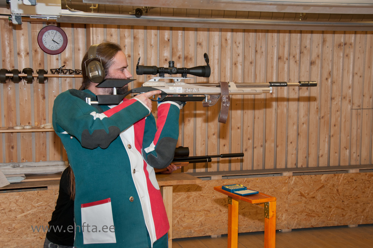 Elmet Orasson - Steyr LG 110 Running Target, Hawke SideWinder 4-16x56